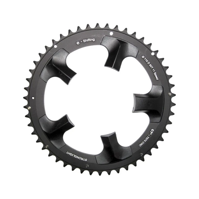 Protection Plateau Vélo 38 Dents 5 Trous - Protège-chaîne VTT Robuste Plastique Noir
