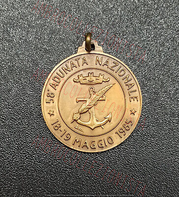 Crest in legno d'abete adunata nazionale alpini La Spezia 1985 esercito italiano 