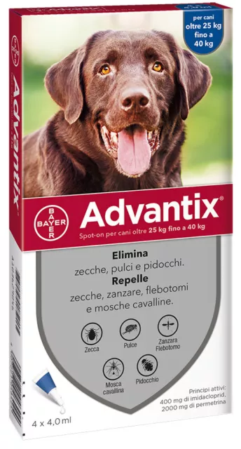 Bayer Advantix Spot On 4P. Cani Kg. 25-40