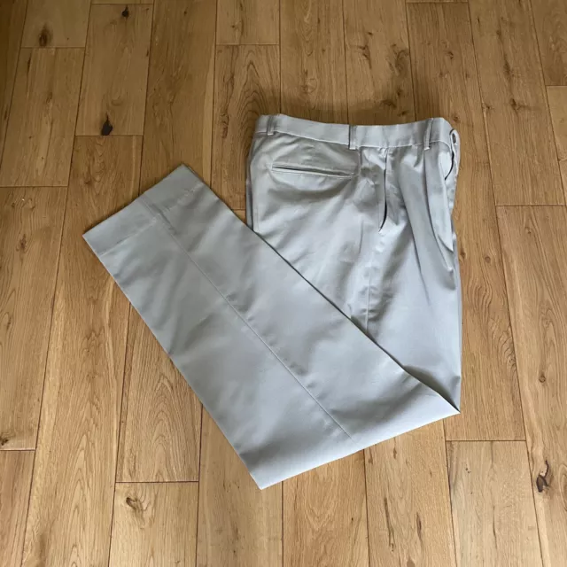 Mens Stromberg Khaki Chino Golf Trousers UK Size 34 Inch Waist 31 Inch Leg