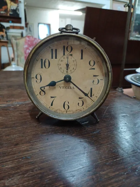 Sveglia  Orologio Da Tavolo Marca Veglia Epoca 900