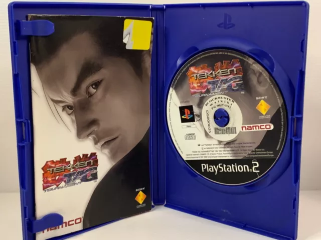 Tekken Tag Tournament (Sony PlayStation 2, 2002) PS2 Disc & Manual Only