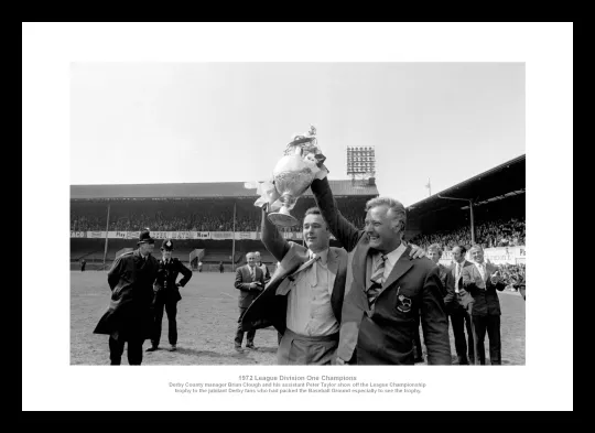 Derby County 1972 Champions Brian Clough & Peter Taylor Photo