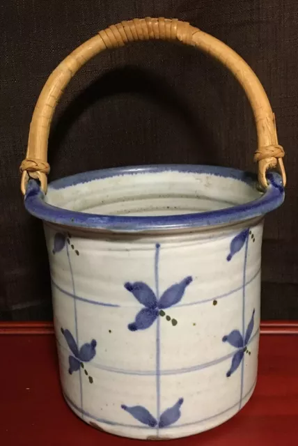 Pottery Basket Bowl