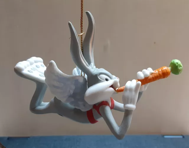 2000 Goebel Fine Porcelain Hark the Hare-Ald Bugs Bunny Looney Tunes Ornament