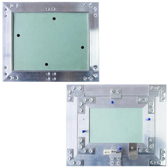 Mercancía B / 40x60CM Puerta de revisión Puerta de mantenimiento Aluminio Portón de revisión Plantilla GK 8 Mercancía B / 40x60CM Puerta de revisión Puerta de mantenimiento Aluminio Portón de revisión Plantilla GK 8