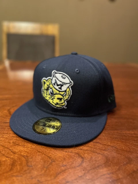 MyFitteds NCAA Michigan Wolverines 1989 Final Four 7 3/4 Fitted New Era Hat Navy
