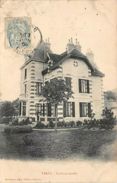 CPA VARZY - Le grand jardin (128296)