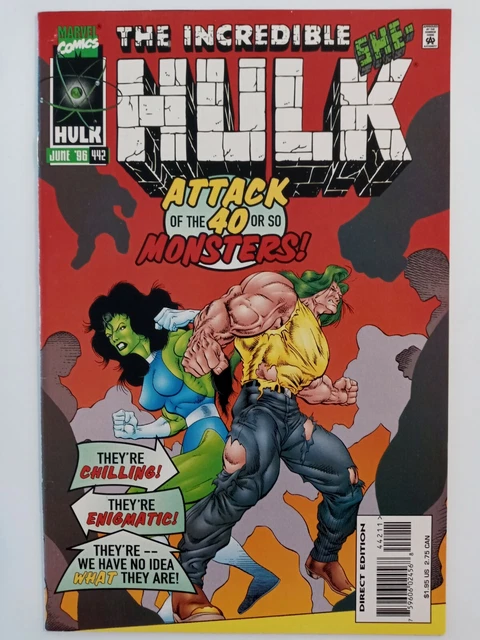 Incredible Hulk # 442 Marvel 1996 She-Hulk Doc Sampson Low Print Late Run HTF