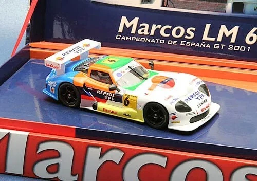 FLY A28 MARCOS LM 600 - Spanish GT Championship 2001 SLOT CAR 1/32