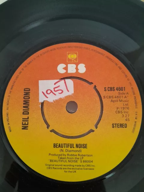 Neil Diamond  - Beautiful noise/Home is a wounded heart on CBS label. Original