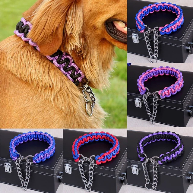Collari cani animale domestico bicolore nylon consegnati Stark UK E