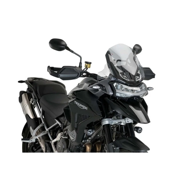 Batwing Windschild Für Triumph America – ABS-Verkleidung, Rauchgrau, Mit Halterung, 94 Cm Breit
