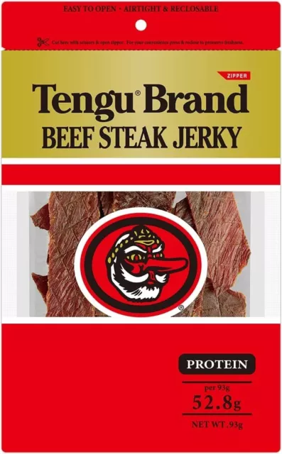 Tengu brand beef jerky regular 93g x 3packs JAPAN Import