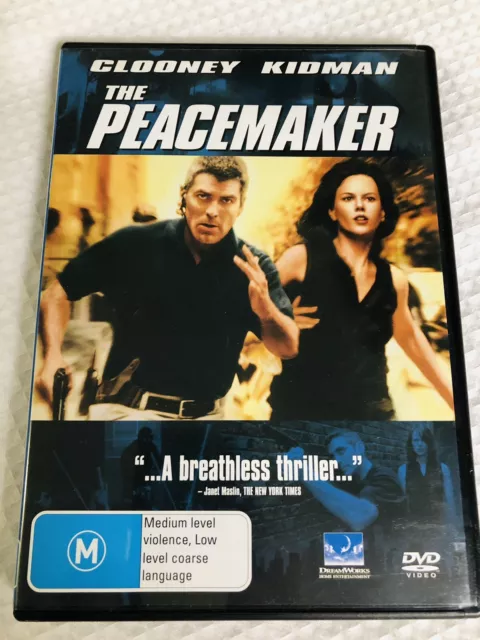 The Peacemaker George Clooney Nicole Kidman DVD, 1997 R4 FREE POST