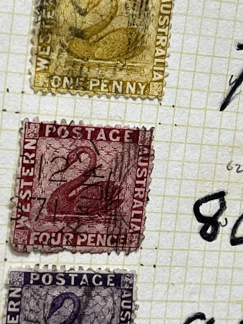 Australia Western Australia stamp Lot, 80