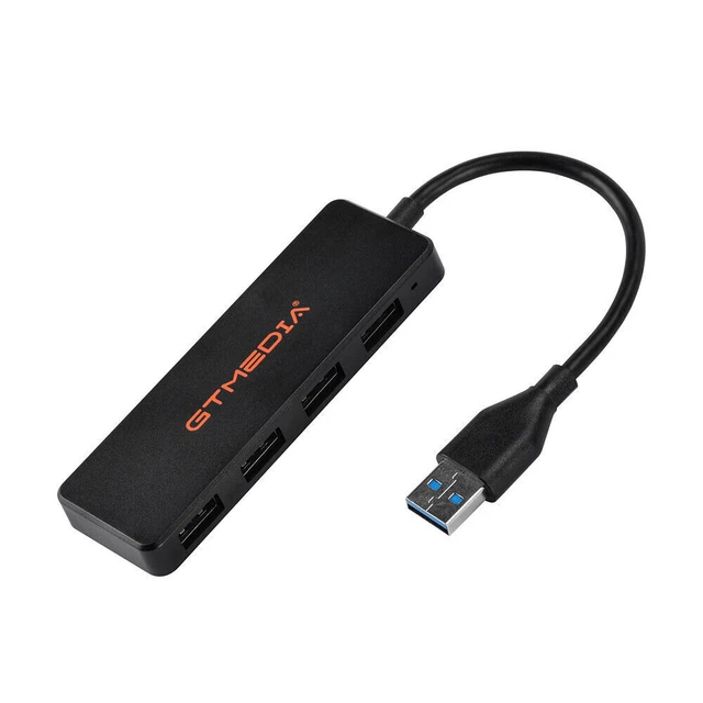 4 in1 Multi USB 3.0 Hub High Speed Slim Compact Expansion Smart Splitter Adapter