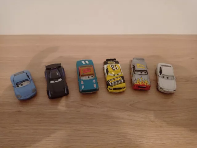 Lot de 6 voitures métal - Disney Cars Rare (F)