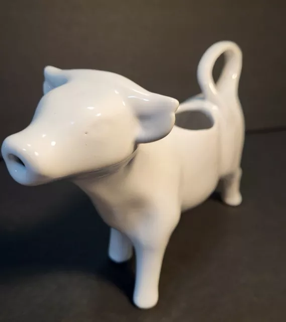 Ceramic Cow Bull Creamer Pitcher Vintage Kitchen Coffee Tea Country