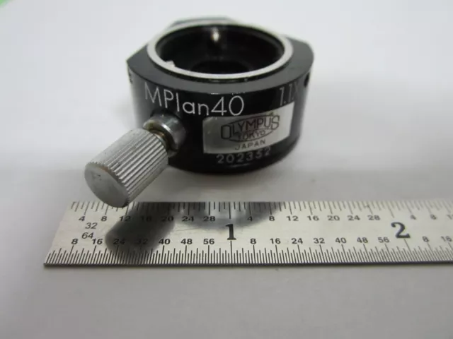 Optique Microscope Olympus Mplan 40X Dic Prismes pour Objectif Bin #F4-23