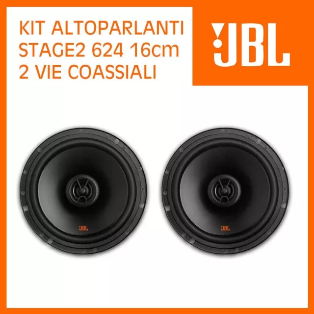 JBL Stages 2624 16cm 2 Voies Coaxiales Paire Haut-Parleurs 240W