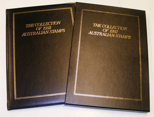 Australia Post 1992 Leather Year Album collection PO Cost $84.95 Retail $150 MUH