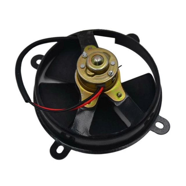 6inch Noir 5 pales 12V Radiateur Thermo Ventilateur De Refroidissement Pour