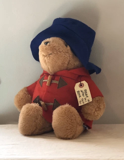 VINTAGE SEARS Kids Gifts PADDINGTON BEAR 15” Plush STUFFED ANIMAL Toy