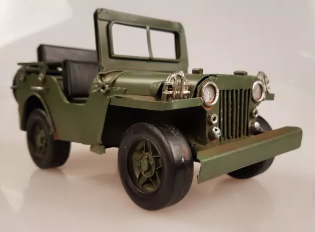 Model Blechspielzeug Wyllis Jeep Militär Blechauto MILITARY 3