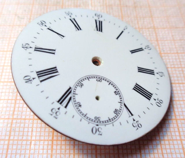 ALTES GEBRAUCHTES ZIFFERBLATT für Taschenuhr gute Erhaltung D= 40,9 mm NR.41 EUR 12,00 PicClick DE