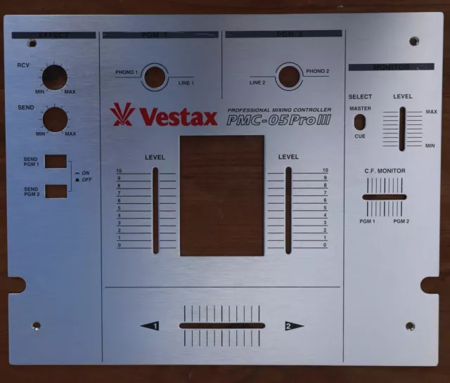 Vestax PMC-05 Pro 3 III NEUE Abdeckplatte, bitte L@@K 2