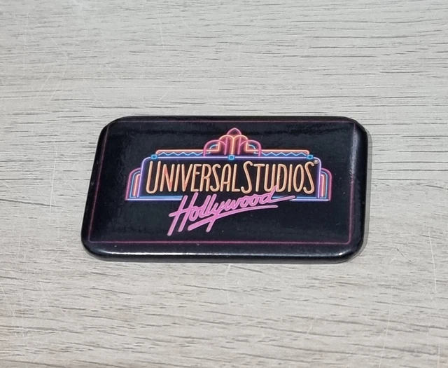 Vintage Universal Studios Hollywood Fridge Refrigerator Magnet | Neon Lights [C]
