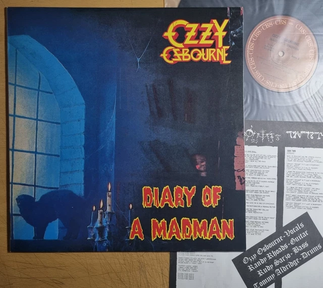 OZZY OSBOURNE - Diary Of A Madman LP 1981 Jet - FZ 37492 EX/VG+ w
