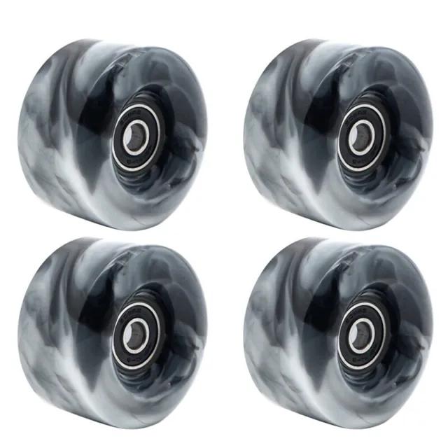 4 Pcs Roller Skate Wheels with Bearings for Row Skating and Skateboard 32mm X3L8