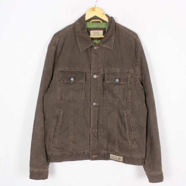CAMEL ACTIVE HOMMES Taille Veste 56 3XL Marron Bouton Jean Poches Double s9668 EUR 93 45 PicClick FR