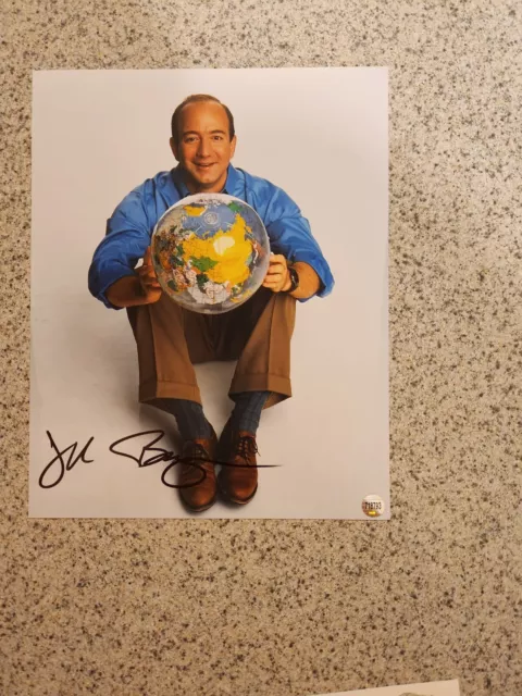 JEFF BEZOS SIGNED 8X10 PHOTO AUTOGRAPH 100% guaranteed authentic COA INCLUDED