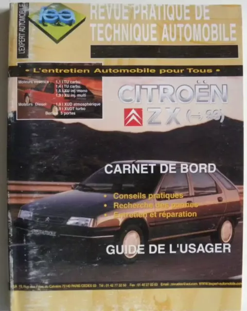 Revue technique automobile RTA  Citroên ZX  essence et diesel avant 1993