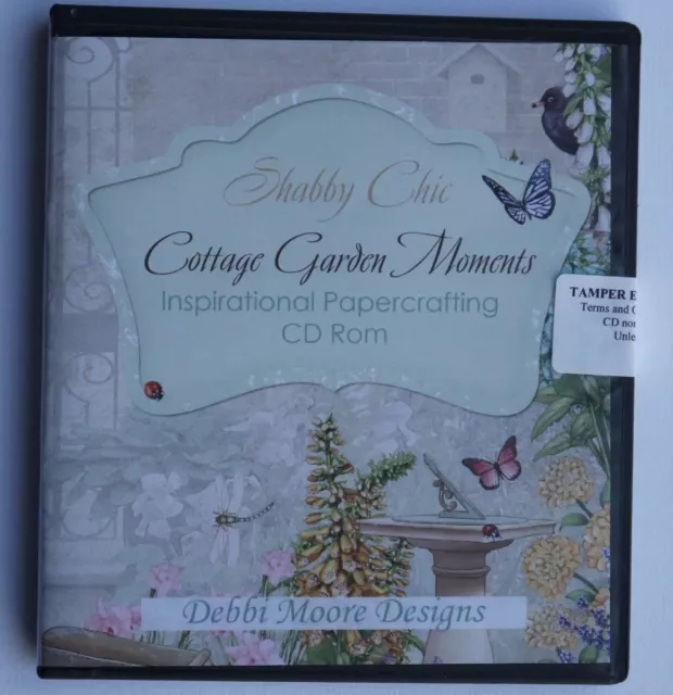 Debbi Moore Designs CD Rom - Shabby Chic Cottage Garden Moments Papercrafting