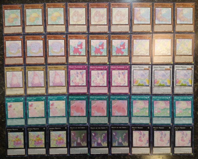 Yugioh Melffy Deck Catty Rabby Puppy Pony Fenny Pinny Wally Joyous (15 Cards!)