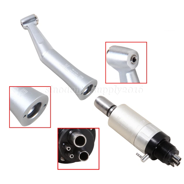 NSK Style Dental Low Speed Push Button Contra Angle Handpiece – FX23, USA Stock