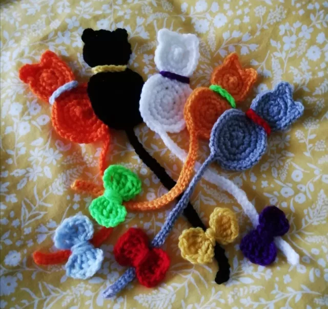 Handmade Crochet Cat Bookmark