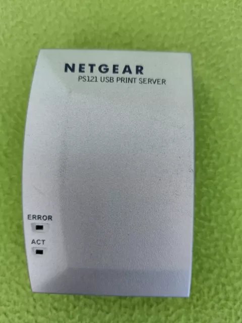 Servidor de mini impresión USB Netgear PS121 LAN sin fuente de alimentación