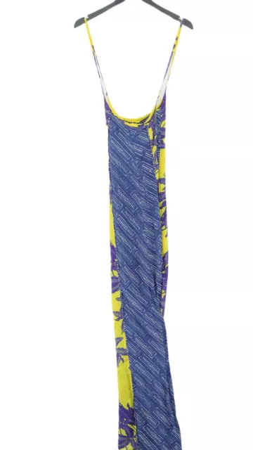 VIX Paula Hermanny Women's Maxi Dress L Blue Viscose with Rayon Maxi