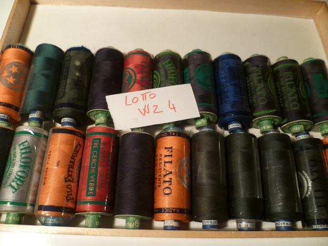 Stock 22 Spole Mix Colori Da 1000 Yds Filo X Cucire Cotone Tre Stelle N° 80