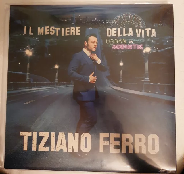 Tiziano Ferro Il Mestiere Della Vita urban vs acoustic 2lp Blu Sealed Numerato