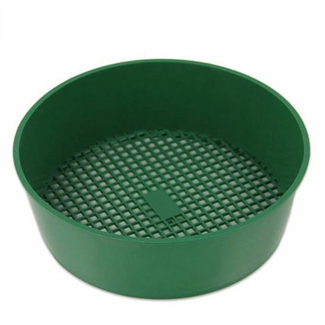 1 X Kunststoff Garten Sieb Rätsel Grün Für Kompost Boden Stein Mesh Gartenarbeit