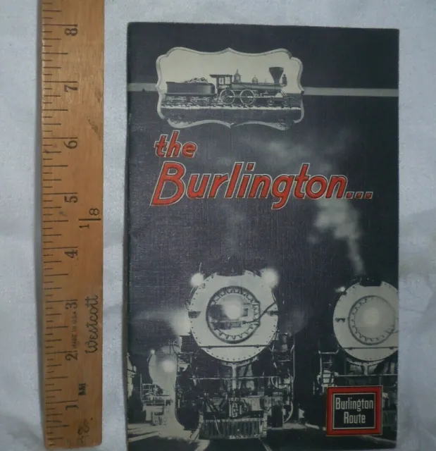 Vintage 1933 Souvenir Booklet Burlington Route Railroad Chicago Worlds Fair Expo