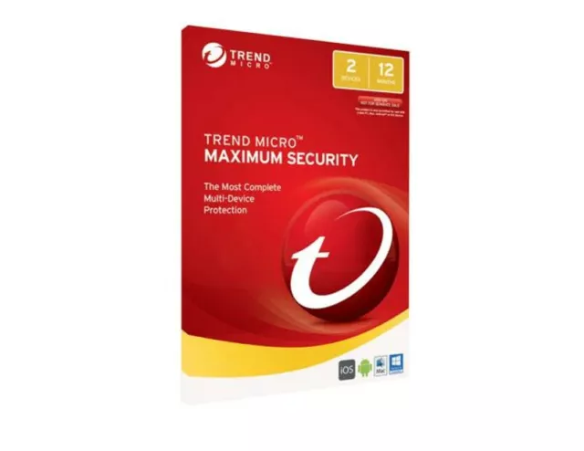 Trend Micro Maximum Security (2 Devices) 1Yr Subscription Add-On