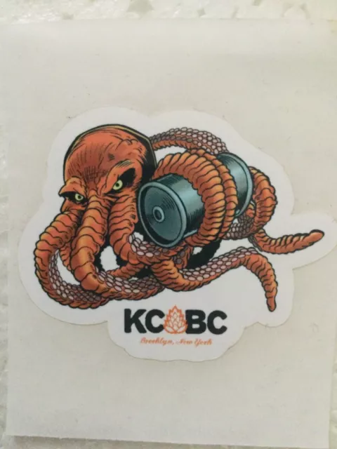 KCBC Kings County Brewers Collective Beer Sticker Brooklyn New York