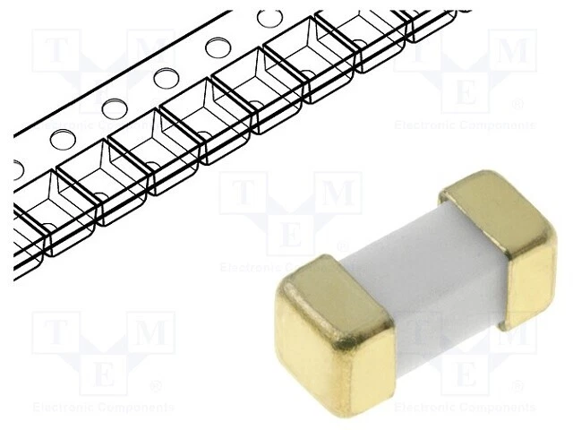 Sécurité : Schmelz 1A 125VDC Fusible SMD 125VAC Céramique 0452001.MRL 2410 - S